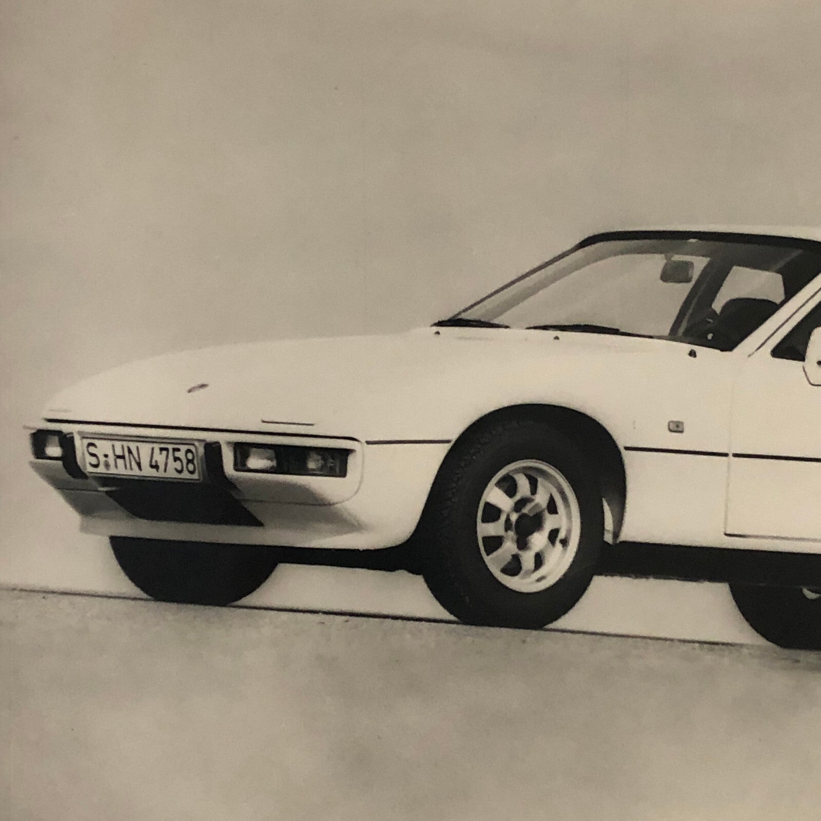 Vintage Porsche 924 Photo Photograph Print