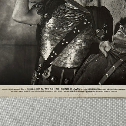 Vintage Movie Film Press Photo Photograph Salome