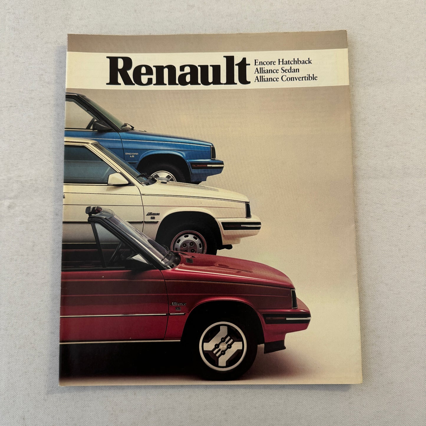 Renault Car Sales Brochure Catalog Encore Hatchback Alliance Sedan Convertible