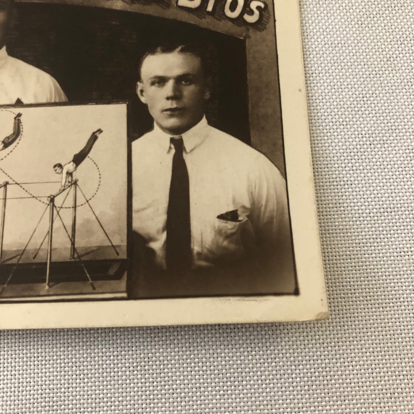 Circus Acrobat Performer Act Postcard Post Card Vintage 3 Barlay Brothers