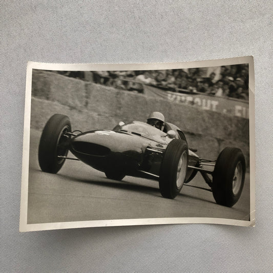 Vintage Solitude Grand Prix Racing Photo Photograph 1962 Trevor Taylor Lotus Car