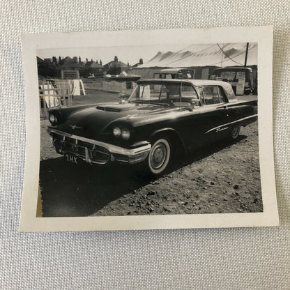 Vintage Ford Thunderbird Photo Photograph Print Lot of 2