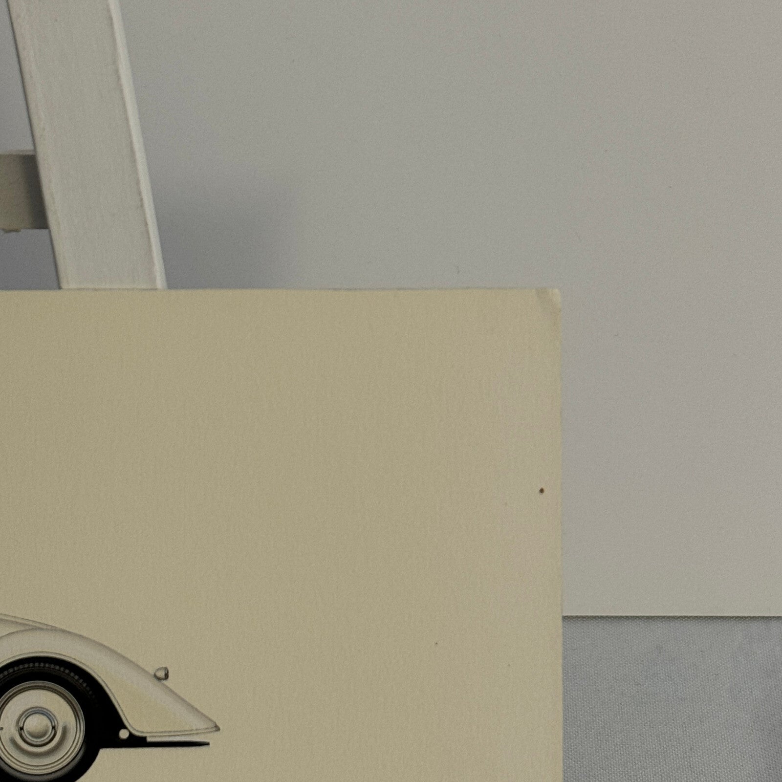 1935 Adler Trumpf Junior Sport Car Illustration Art Drawing Hand Drawn Vintage