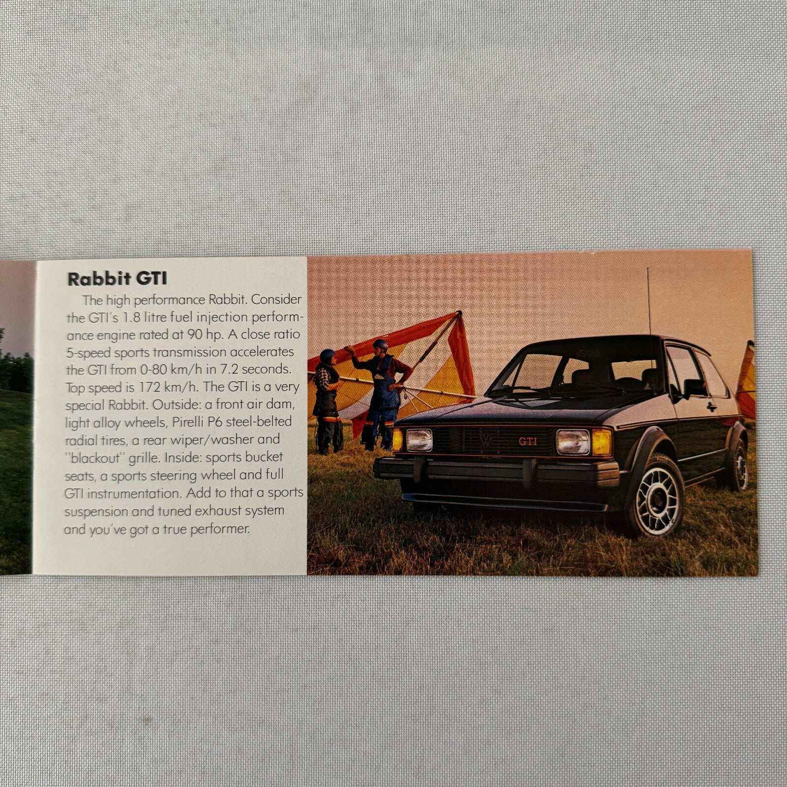 Volkswagen Sales Brochure Catalog VW Rabbit Scirocco Vanagon Pickup 1982 1983