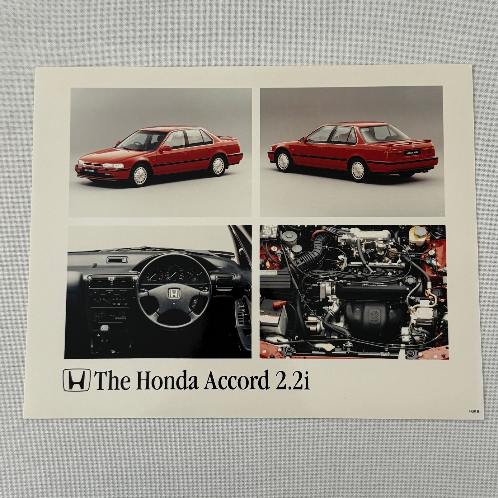 Honda Accord Sedan Car Factory Press Photo Photograph European Market