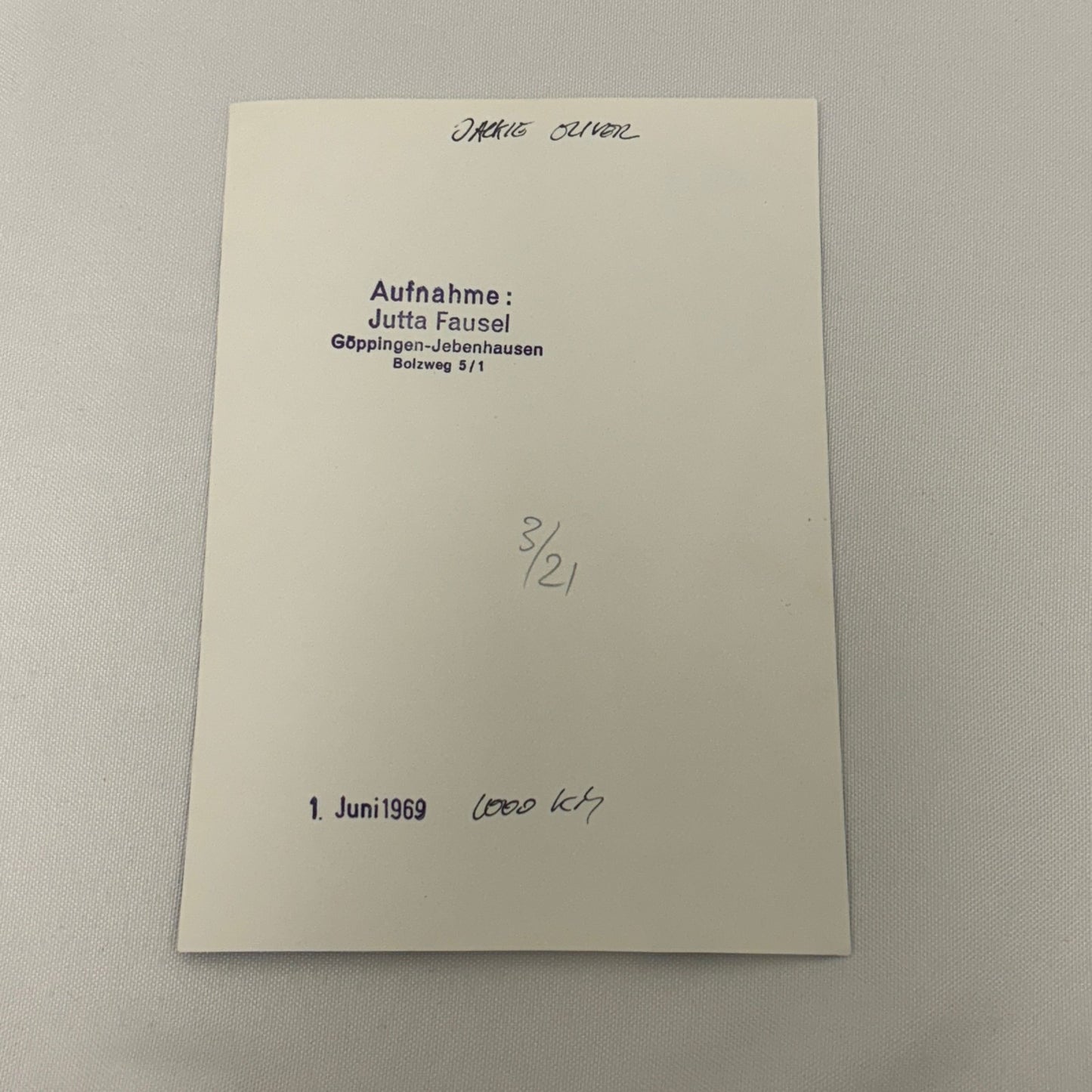 Vintage Racing Photo Jacky Ickx 1969 1000KM Race Motorsport Photograph