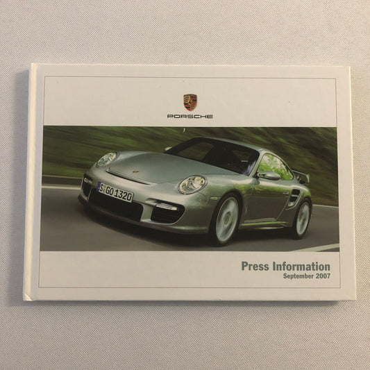 2007 Porsche Press Kit Book Brochure 911 GT2 Cayman S Boxster Sport Cayenne +