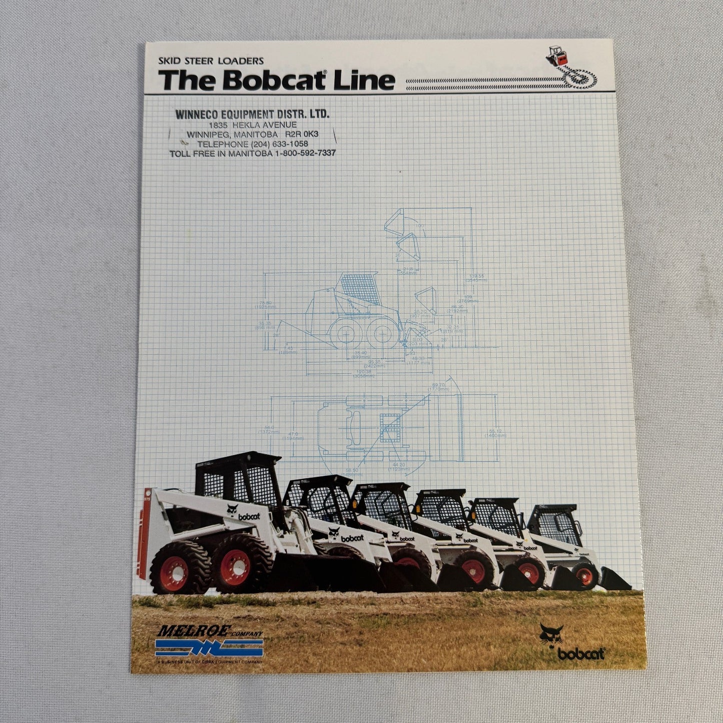 Vintage Equipment Brochure Lot Farm Construction Trailer Tractor Caterpillar