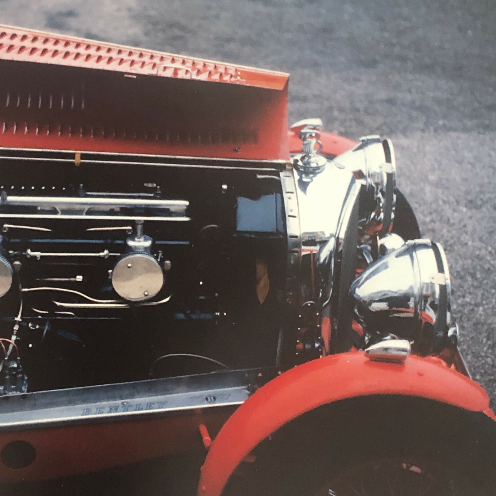 Vintage Bentley Car Photo Photograph Print 