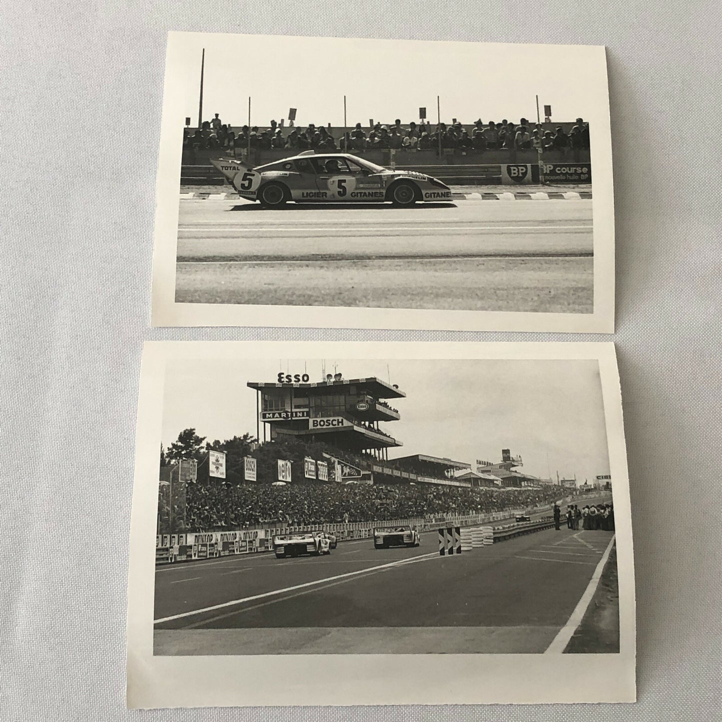 Vintage Racing Photo 1975 Le Mans 24 Hours Cars Photograph Lot of 11