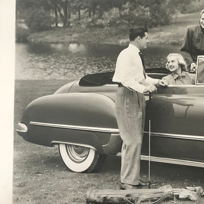 1948 Oldsmobile Series 98 Futuramic Convertible Factory Press Photo Photograph
