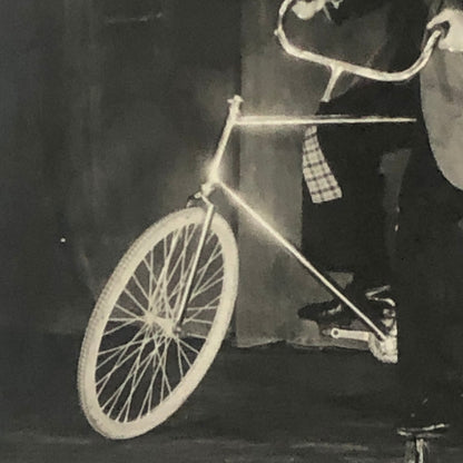 Circus Bicycle Performer Vintage Photo Photograph European Signed ?