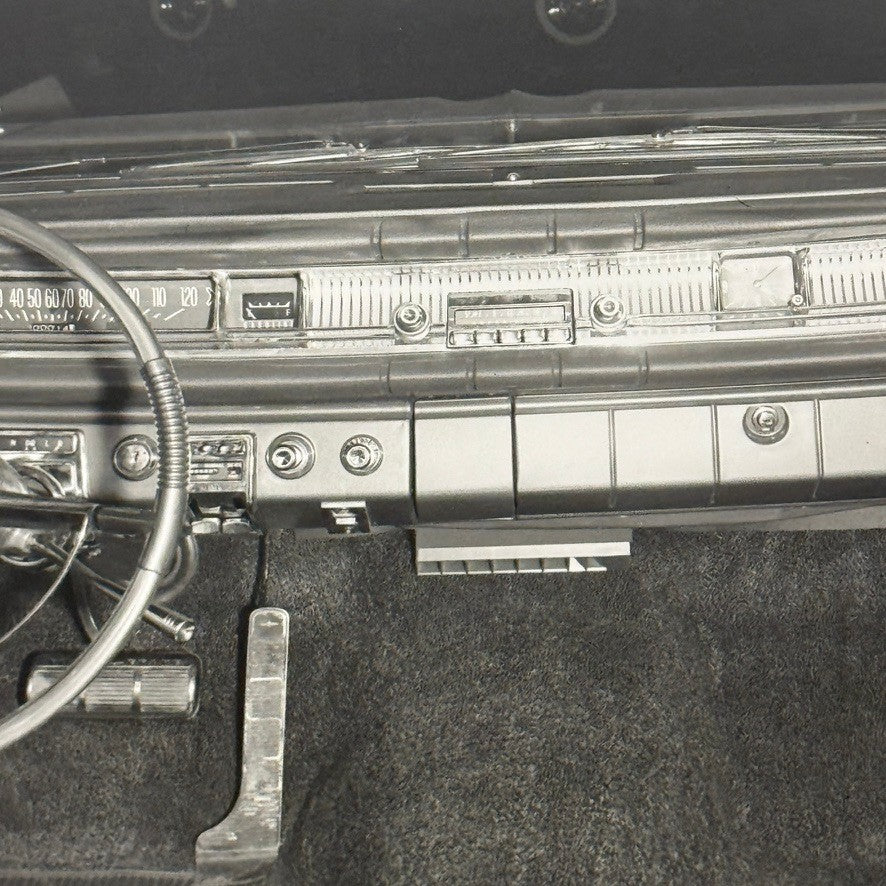 1961 Pontiac Bonneville 4-Door Sedan Car Interior Photo Photograph Print Vintage