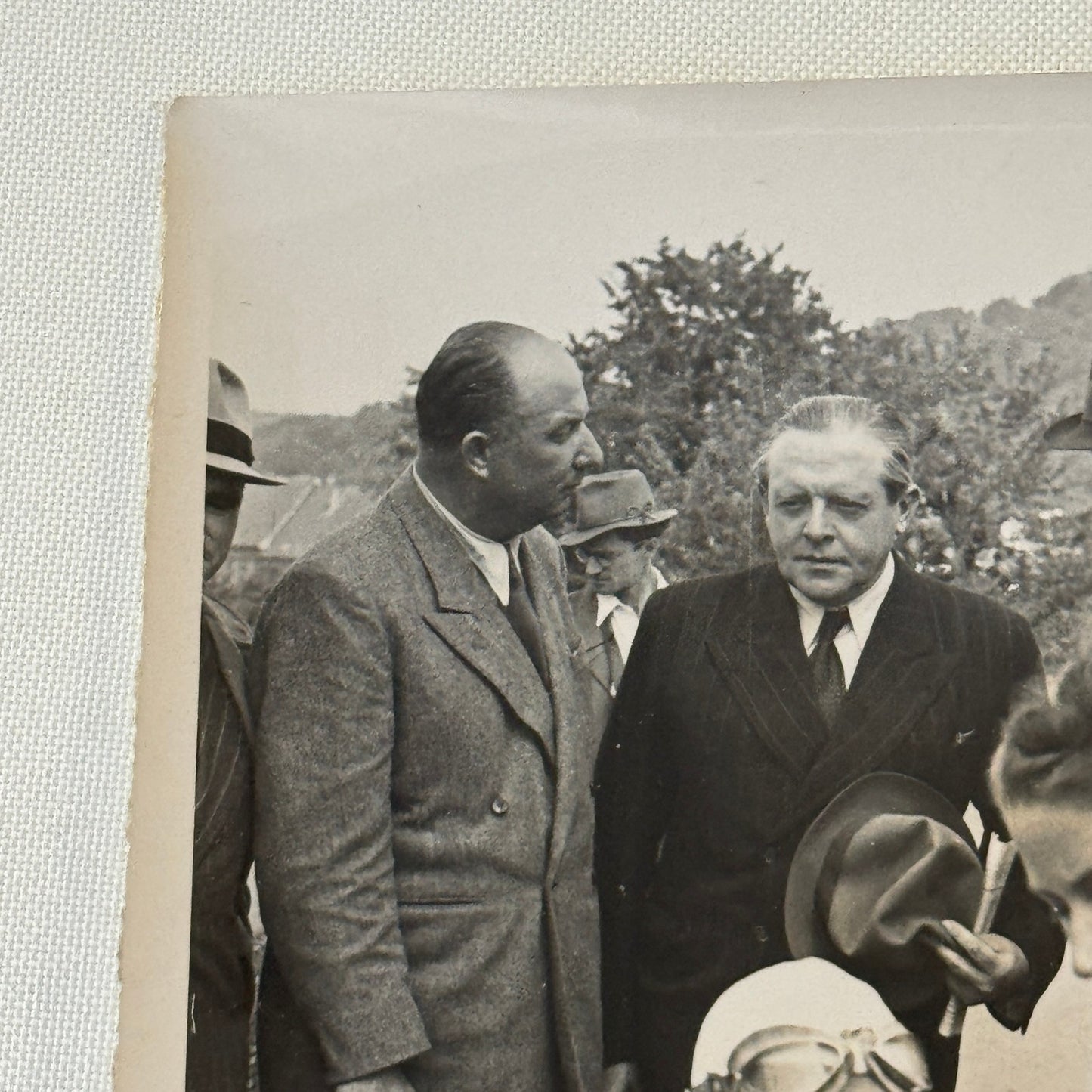 Vintage Racing Driver Photo Photograph Unidentified