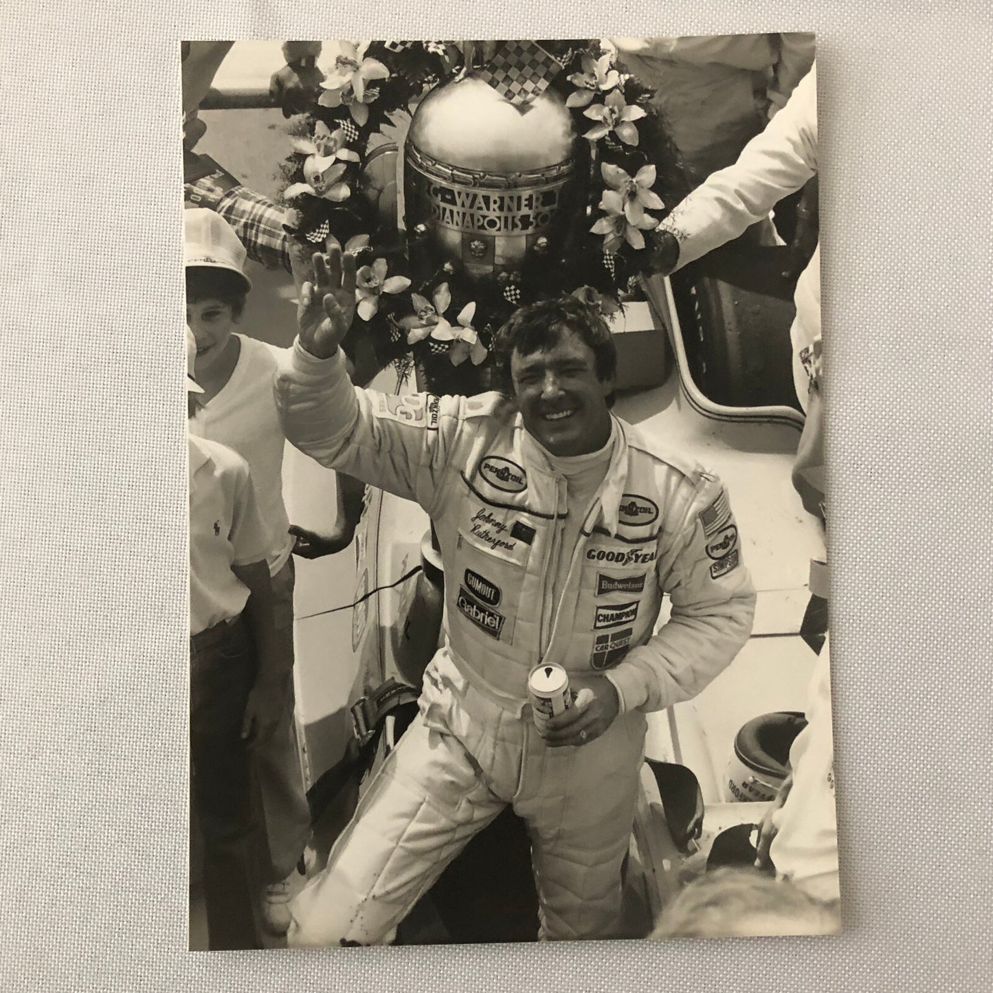Vintage Indy Indianapolis Racing Photograph Johnny Rutherford 1980 DPPI
