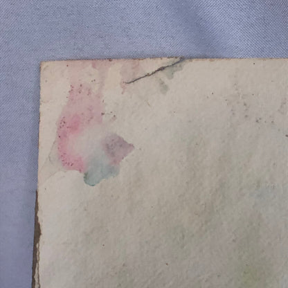 Vintage Painting Art Artwork Trees Hammock Chair Artist Arthur E Sudler