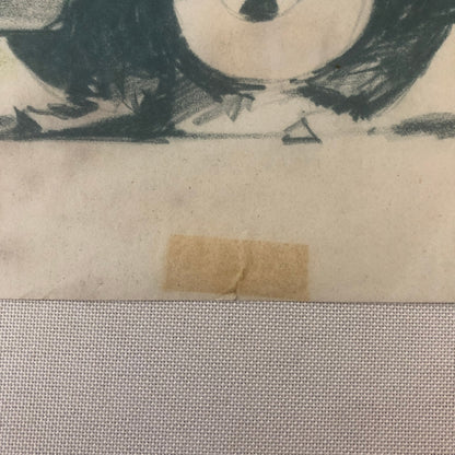 Vintage Concept Car Design Illustration Sketch Drawing Art Signed NOTTRODT 1970