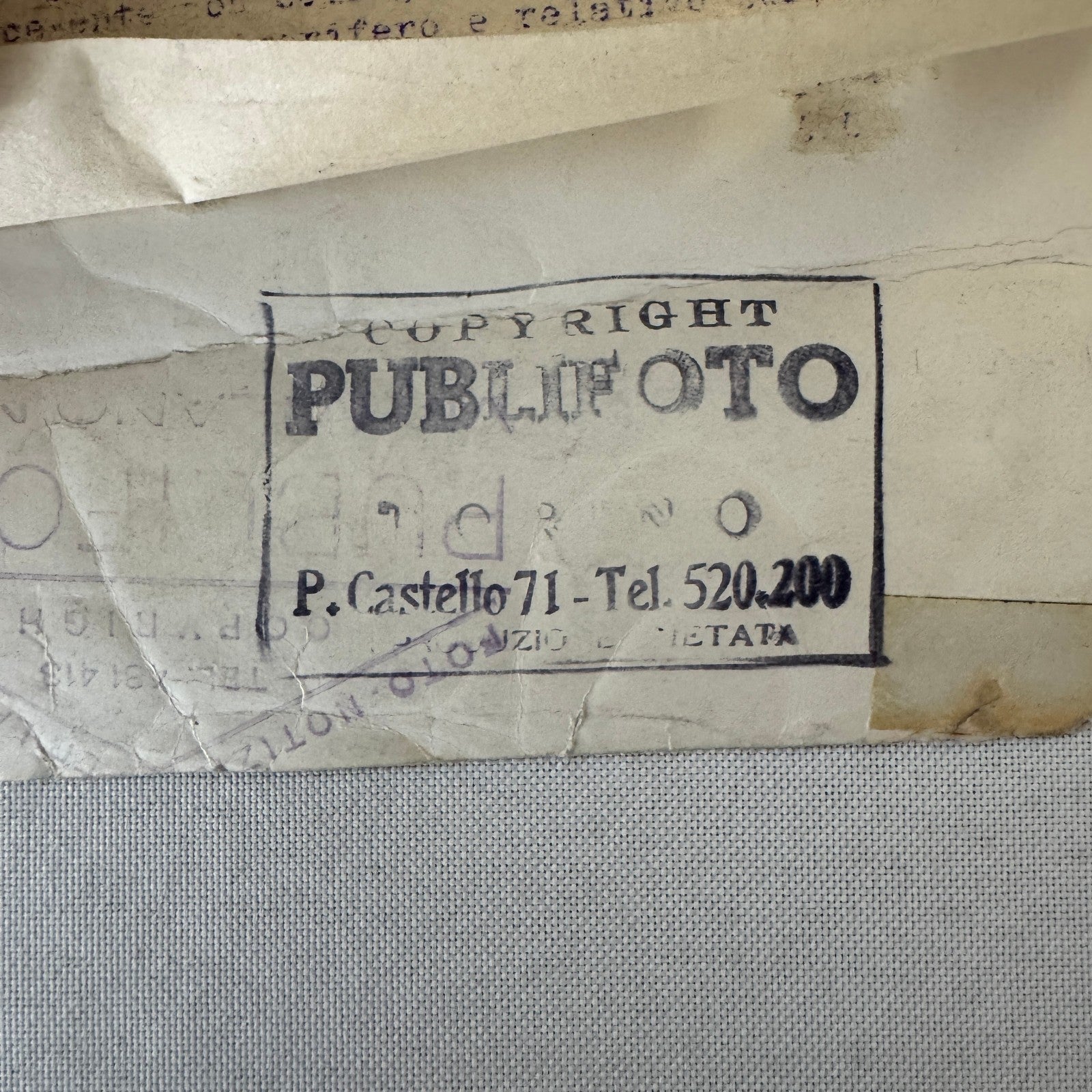 Cadillac Repair Shop Italian Press Photo Photograph Print Vintage Car Automobile