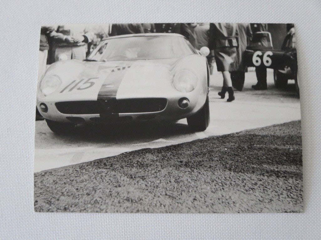 Vintage 1963 Racing Car Photo Photograph - LeMans Lola MK6 GT  