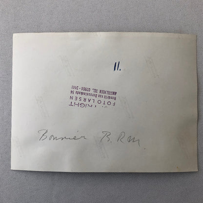 Vintage Racing Photo Photograph BRM Car Jo Bonnier