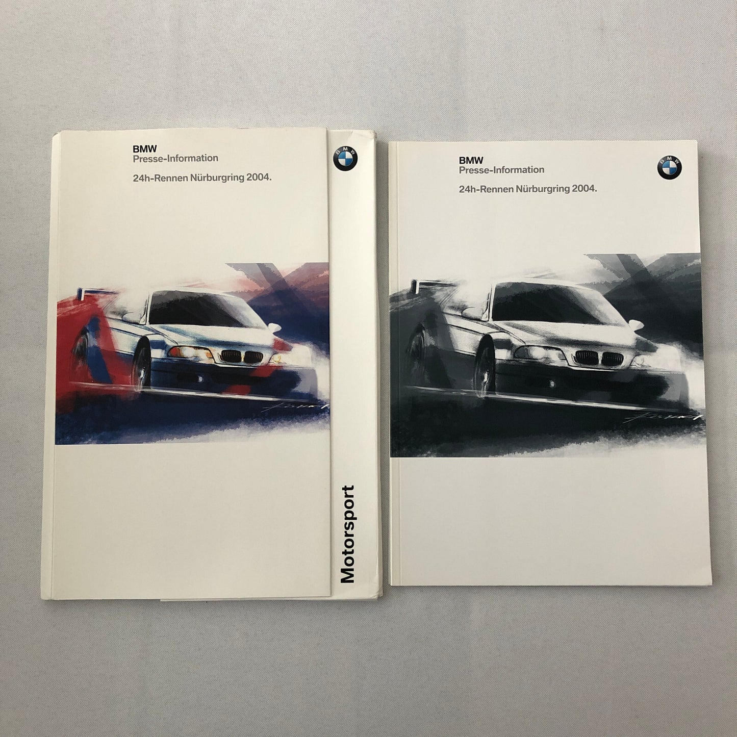 2004 BMW 24 Hour Rennen Nurburgring Race Racing Press Kit Brochure GERMAN 