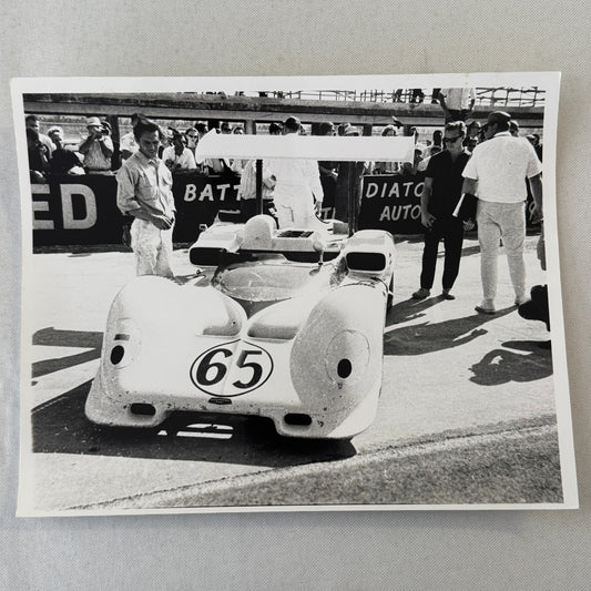 Vintage Racing Photo Hap Sharp Chaparral 1966 Nassau Speed Week Modern Print