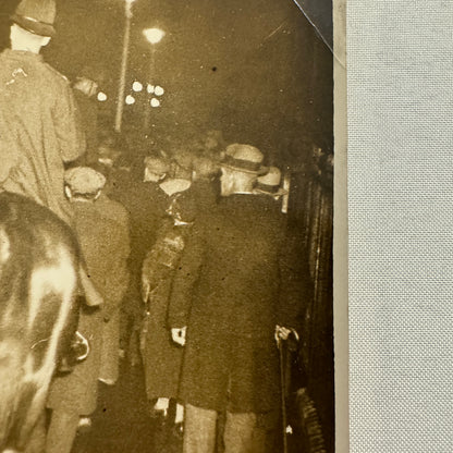 1932 Keystone Press Photo Photograph Mounted Police Clear Hunger Marchers UK