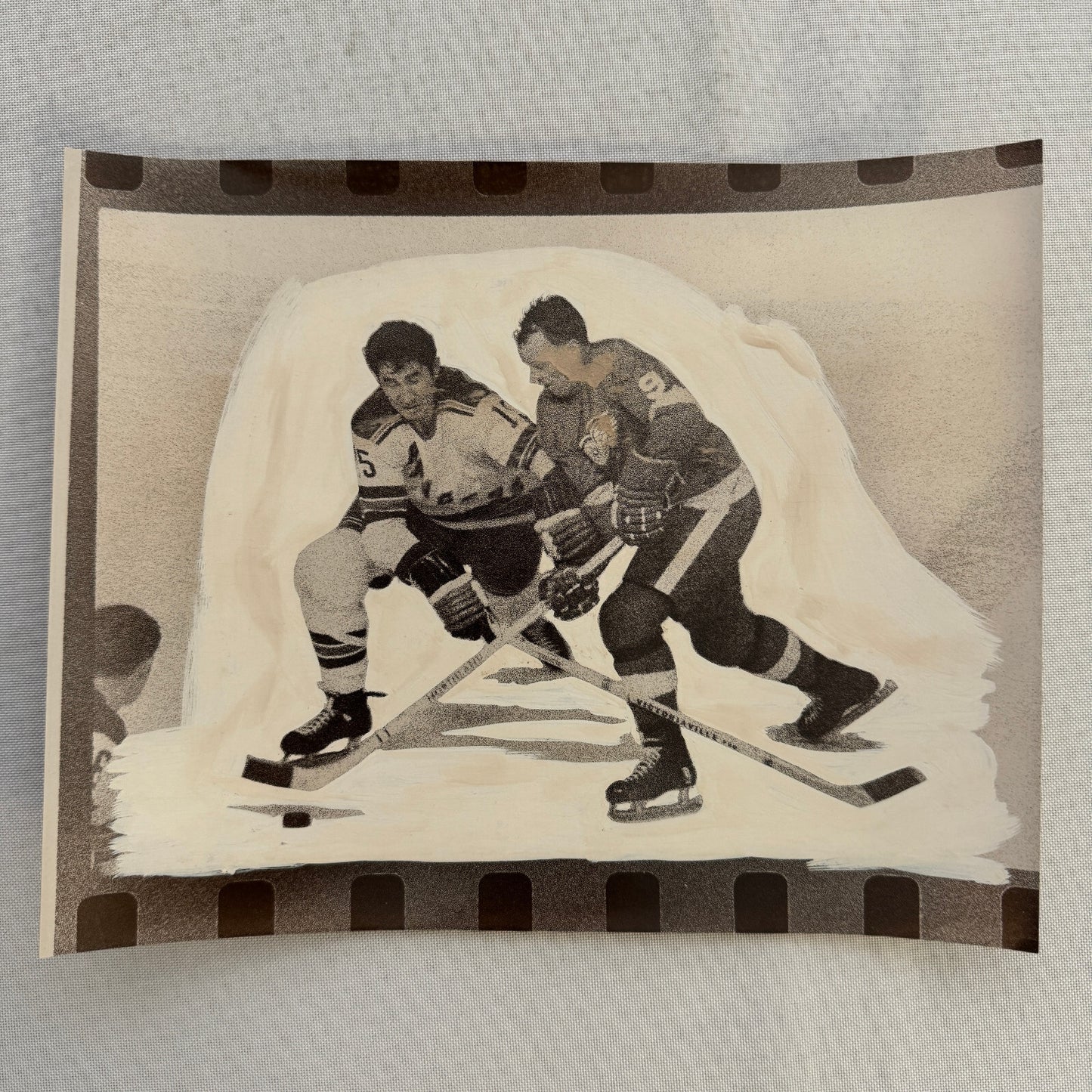 Gordie Howe Detroit Red Wings Hockey Player Photo Photograph Vintage