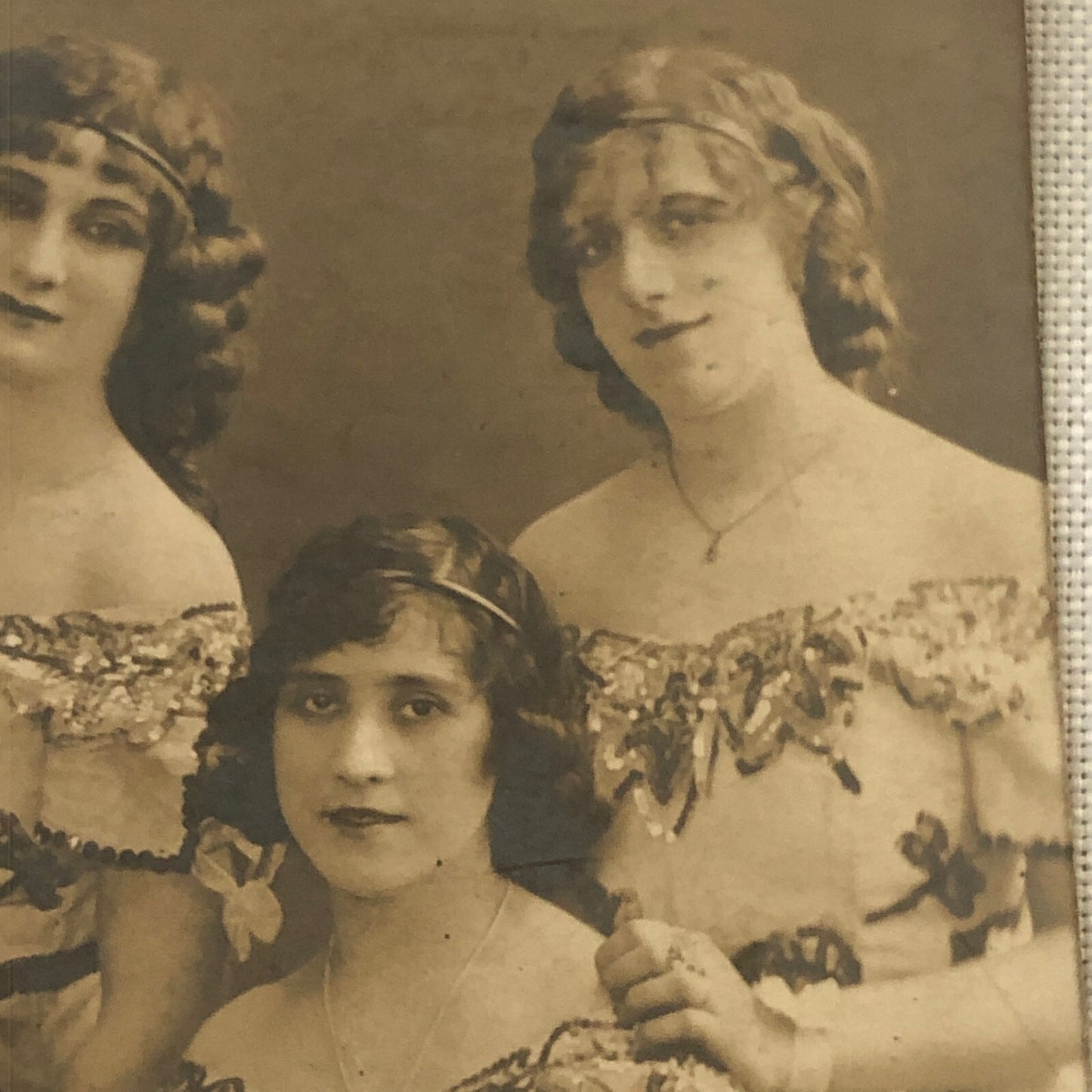 Circus Performer Acrobats Dancer Troupe RPPC Real Photo Postcard Unknown History