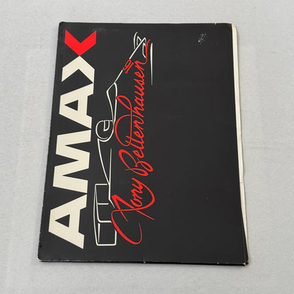 Tony Bettenhausen AMAX Racing Press Kit Brochure Penske Chevy 90 Indy Car