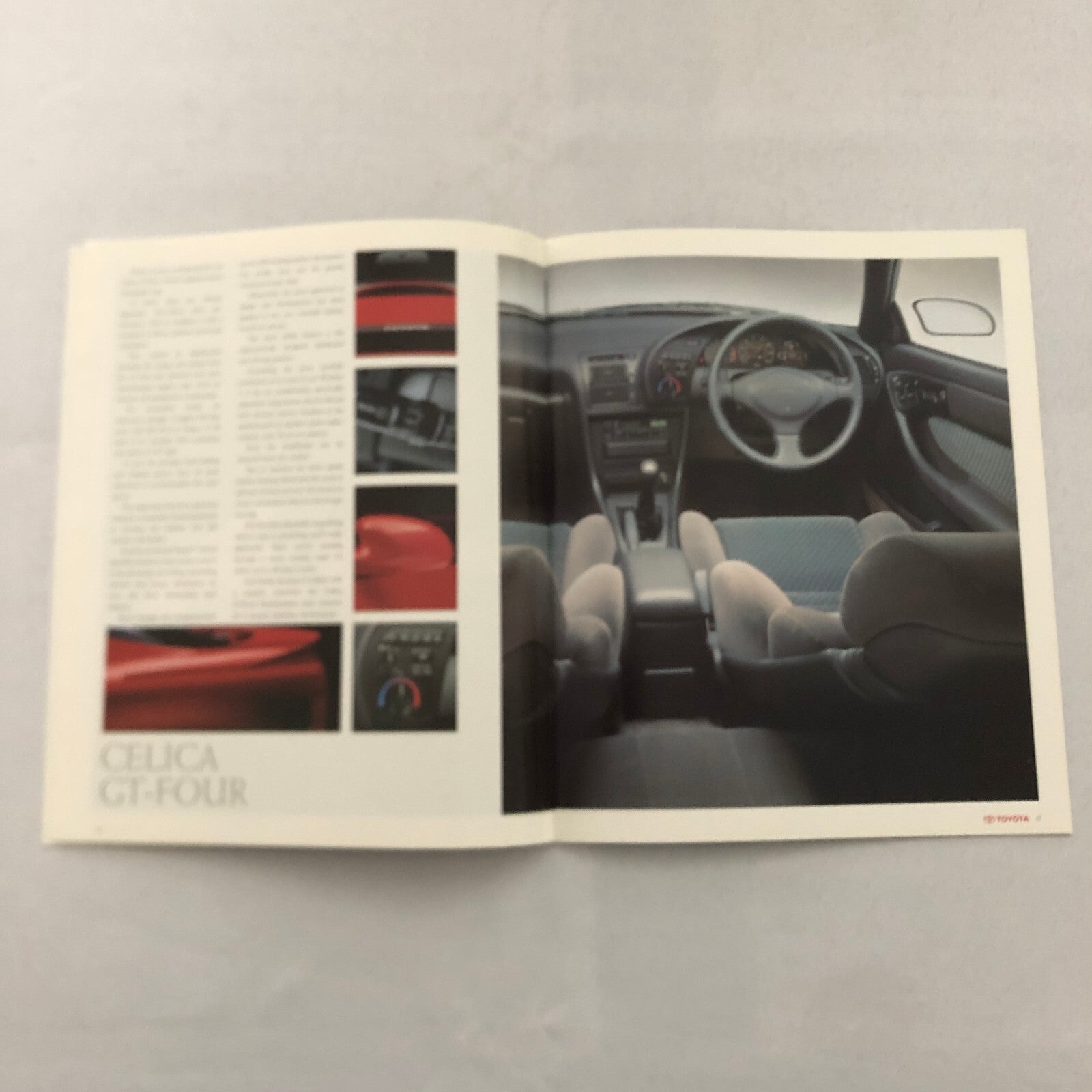 1990 Toyota Sports Car Sales Brochure Catalog Celica Supra MR2 Corolla UK Market