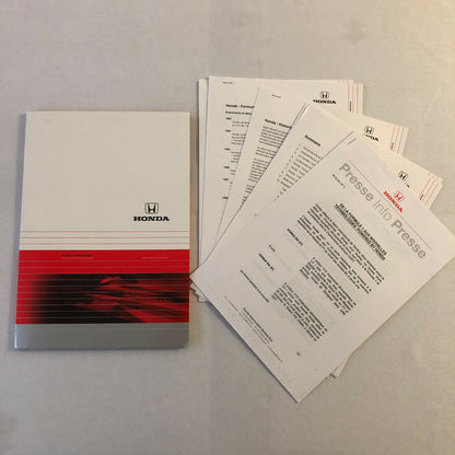 2000 Honda Formula 1 F1 Racing Press Kit Jacques Villeneuve Ricardo Zonta FRENCH