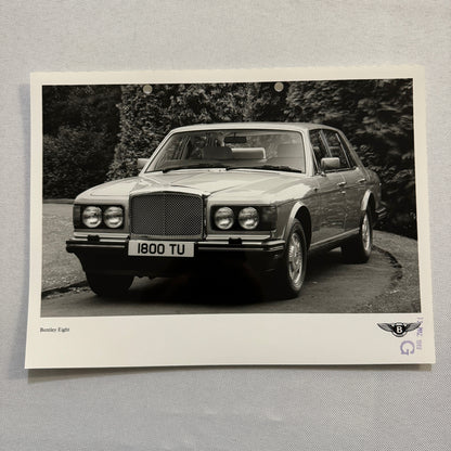 Bentley Eight Car Factory Press Photo Photograph Vintage