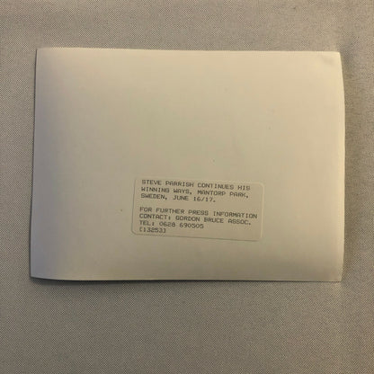 Vintage Mercedes Benz Truck Racing Press Photo Photograph Mantorp Park Sweden 