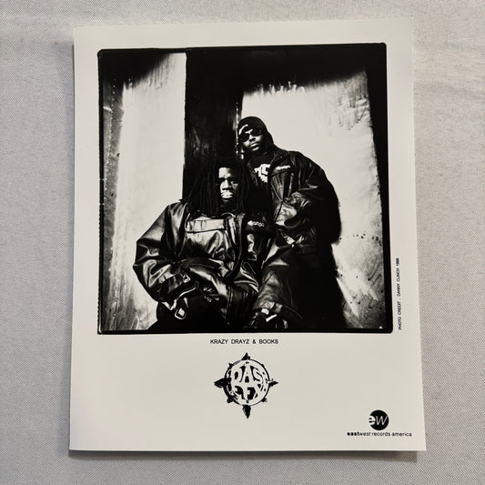Krazy Drayz and Books Music Publicity Press Photo Photograph Hip Hop Rap 1998