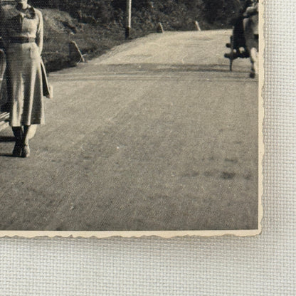 Antique Car Automobile Woman Real Photo Postcard RPPC Photograph