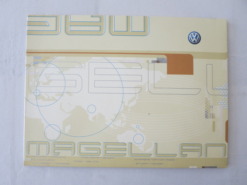 2002 Volkswagen VW Magellan Concept Car Press Kit Brochure Catalog