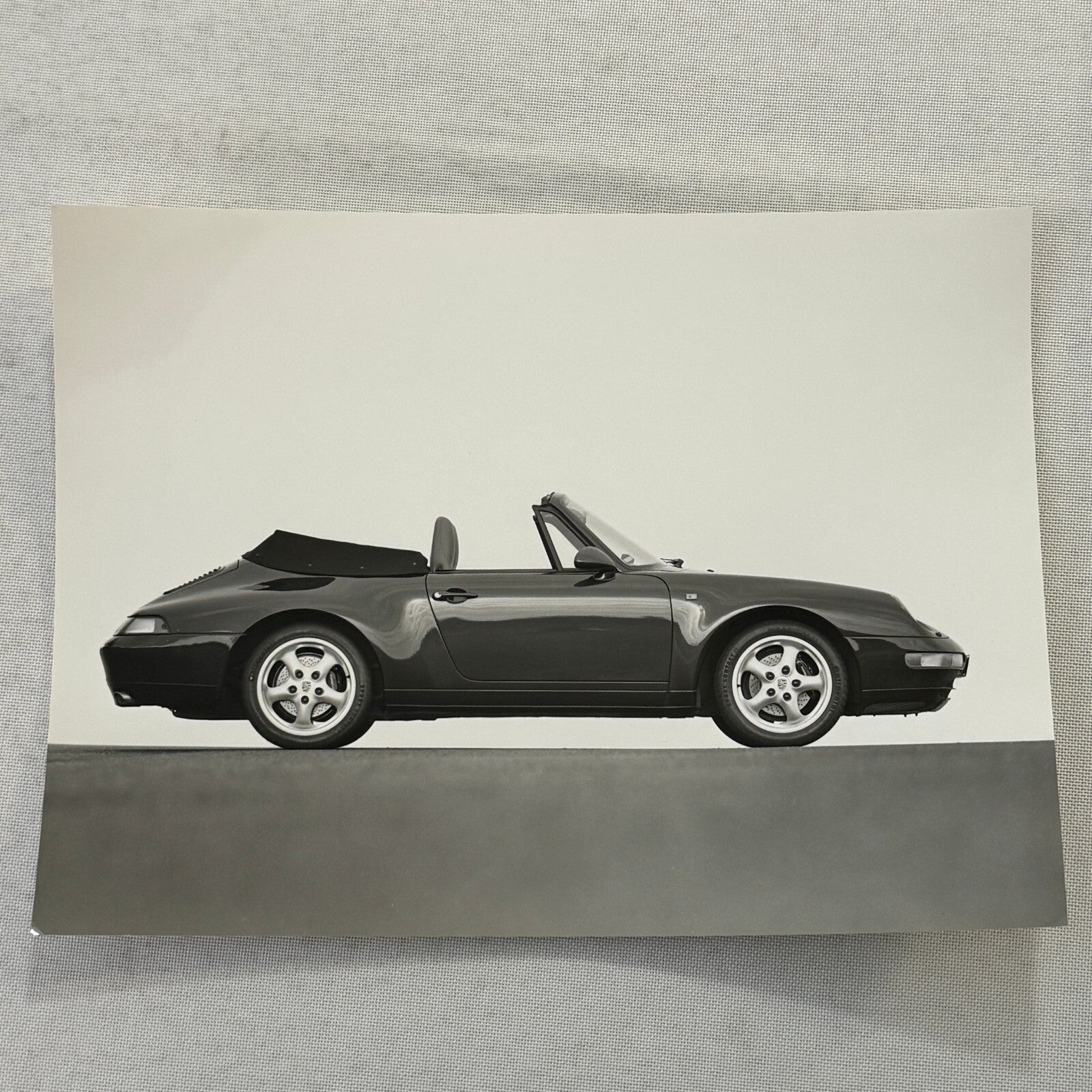 Porsche 911 Cabriolet Convertible Car Factory Press Photo Photograph