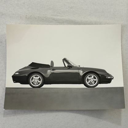 Porsche 911 Cabriolet Convertible Car Factory Press Photo Photograph