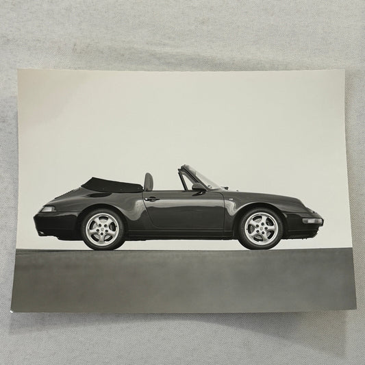 Porsche 911 Cabriolet Convertible Car Factory Press Photo Photograph