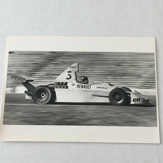 Vintage 1976 Formula 2 F2 Hockenheim Racing Photo Photograph Renault Jabouille