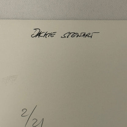 Vintage Racing Photo 1971 German Grand Prix Race Jackie Stewart Motorsport