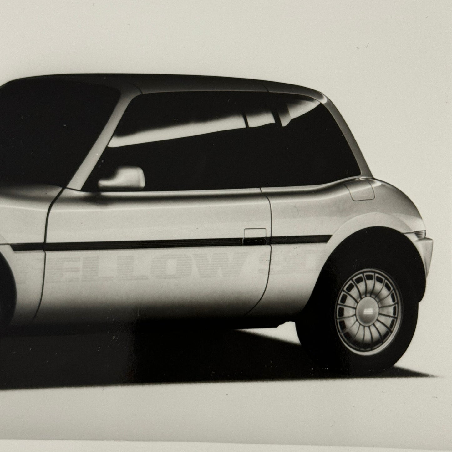 1990 Daihatsu Fellow 90 Concept Car Prototype Factory Photo Photograph Lot 2x