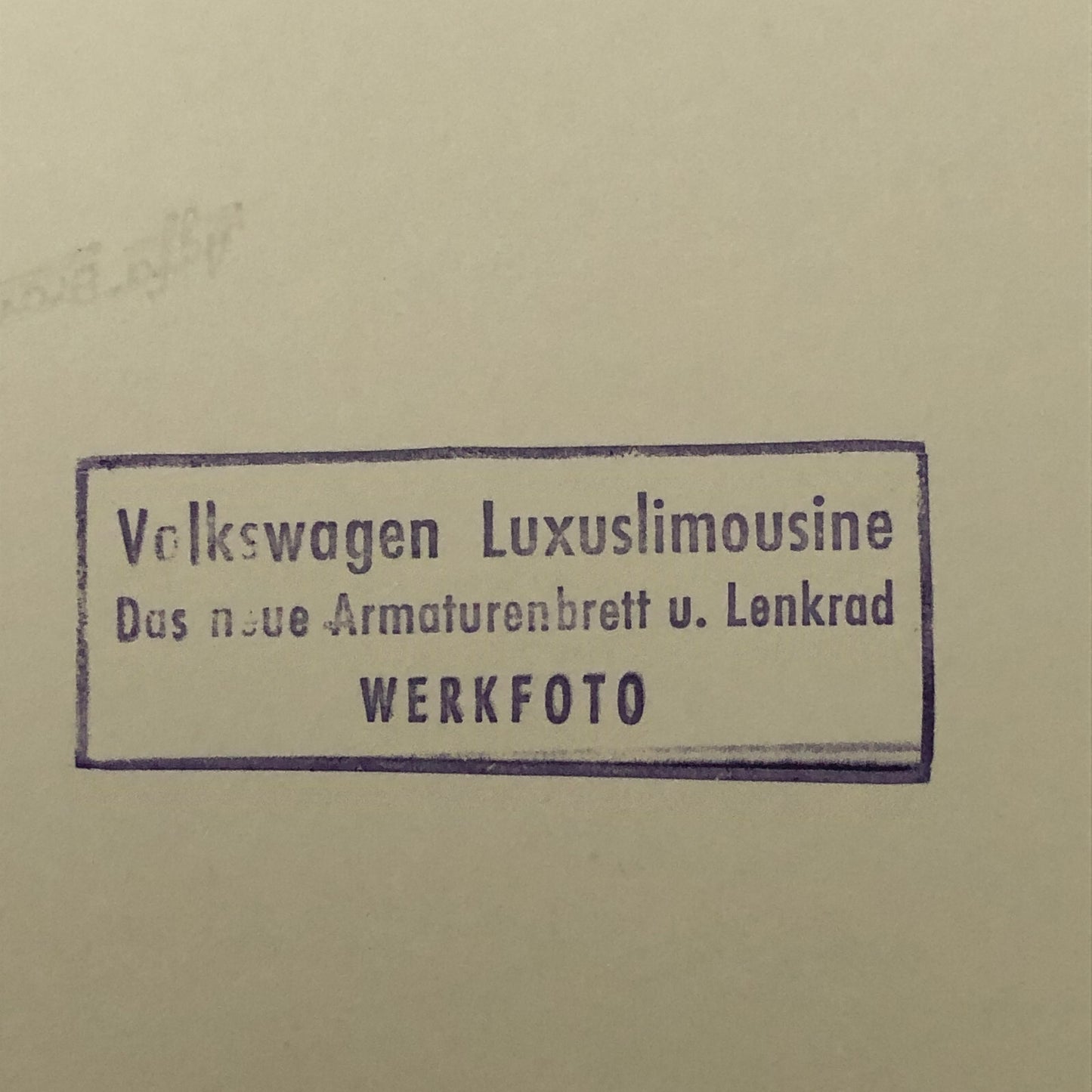 Volkswagen VW Beetle Factory Press Photo Photograph Print