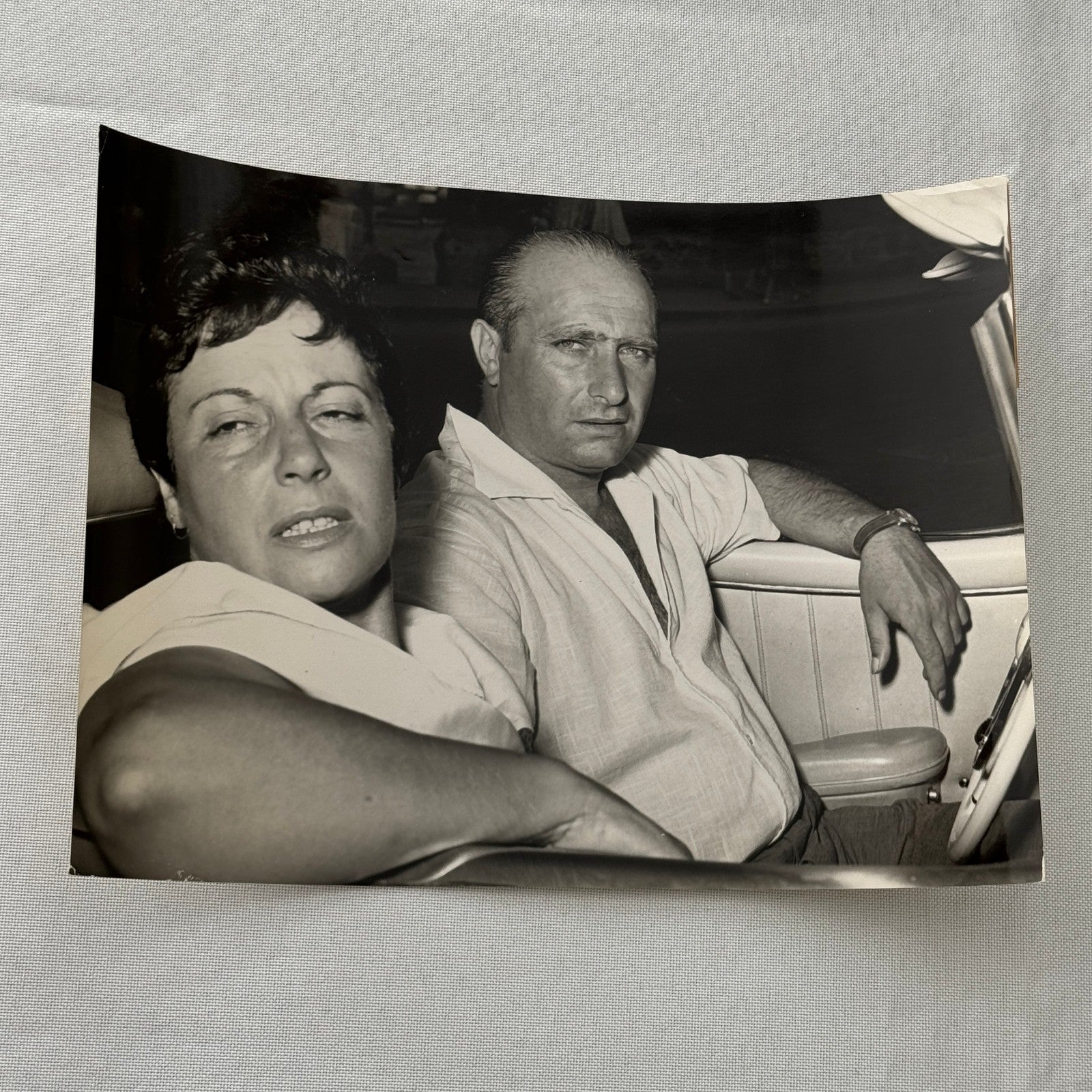 Juan Manuel Fangio Retirement Vacation Holiday Italian Press Photo F1 Racing