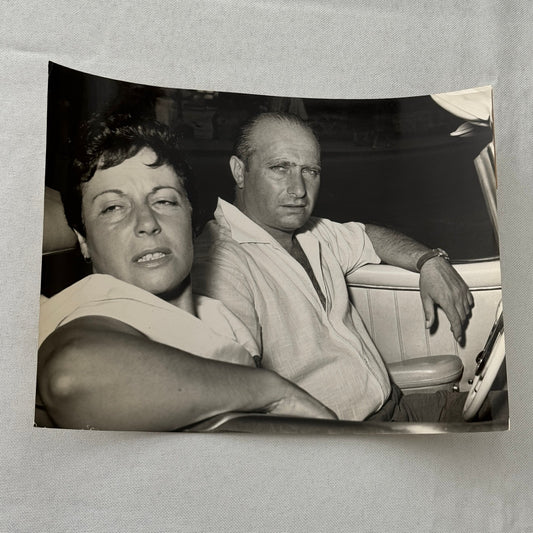 Juan Manuel Fangio Retirement Vacation Holiday Italian Press Photo F1 Racing