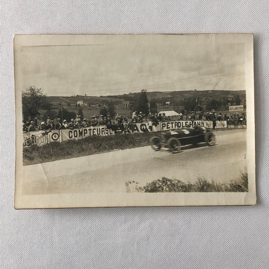 Vintage Racing Photo Photograph Print - Alfa Romeo Branger Photo Paris