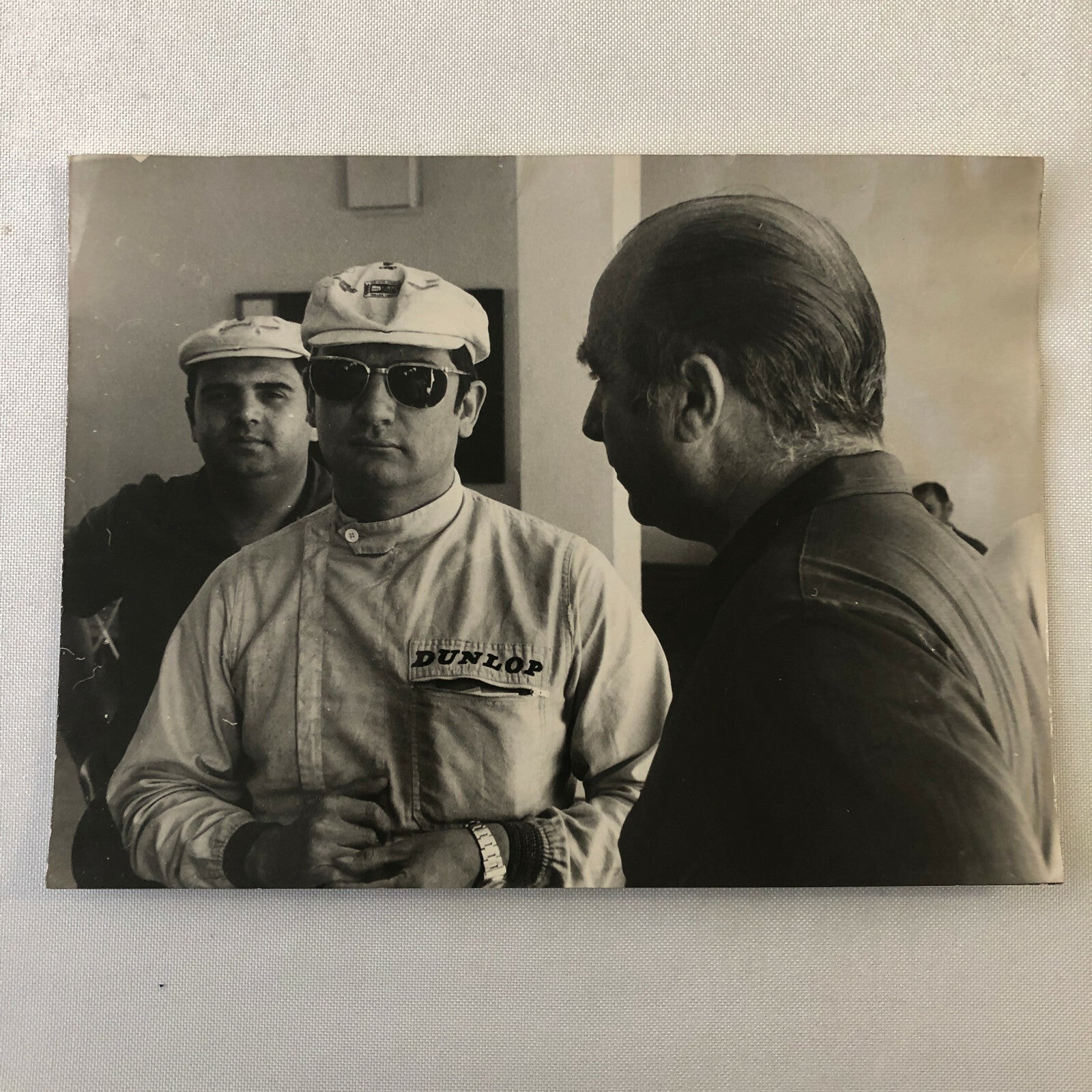 Vintage Racing Driver Press Photo Photograph Juan Manuel Fangio + 1988 ? 