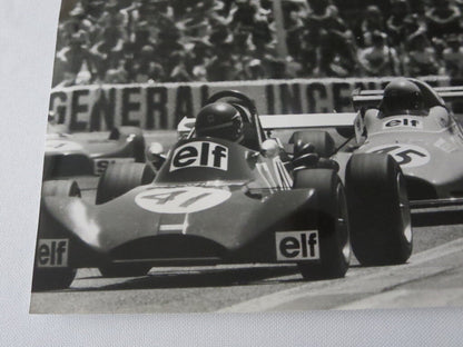 Vintage 1973 French Grand Prix Racing Photograph Photo - Formula 2 Cars 