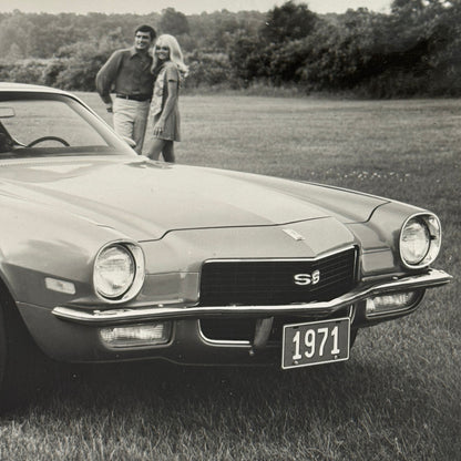 1971 Chevrolet Camaro SS Coupe Factory Press Photo Photograph Vintage Chevy
